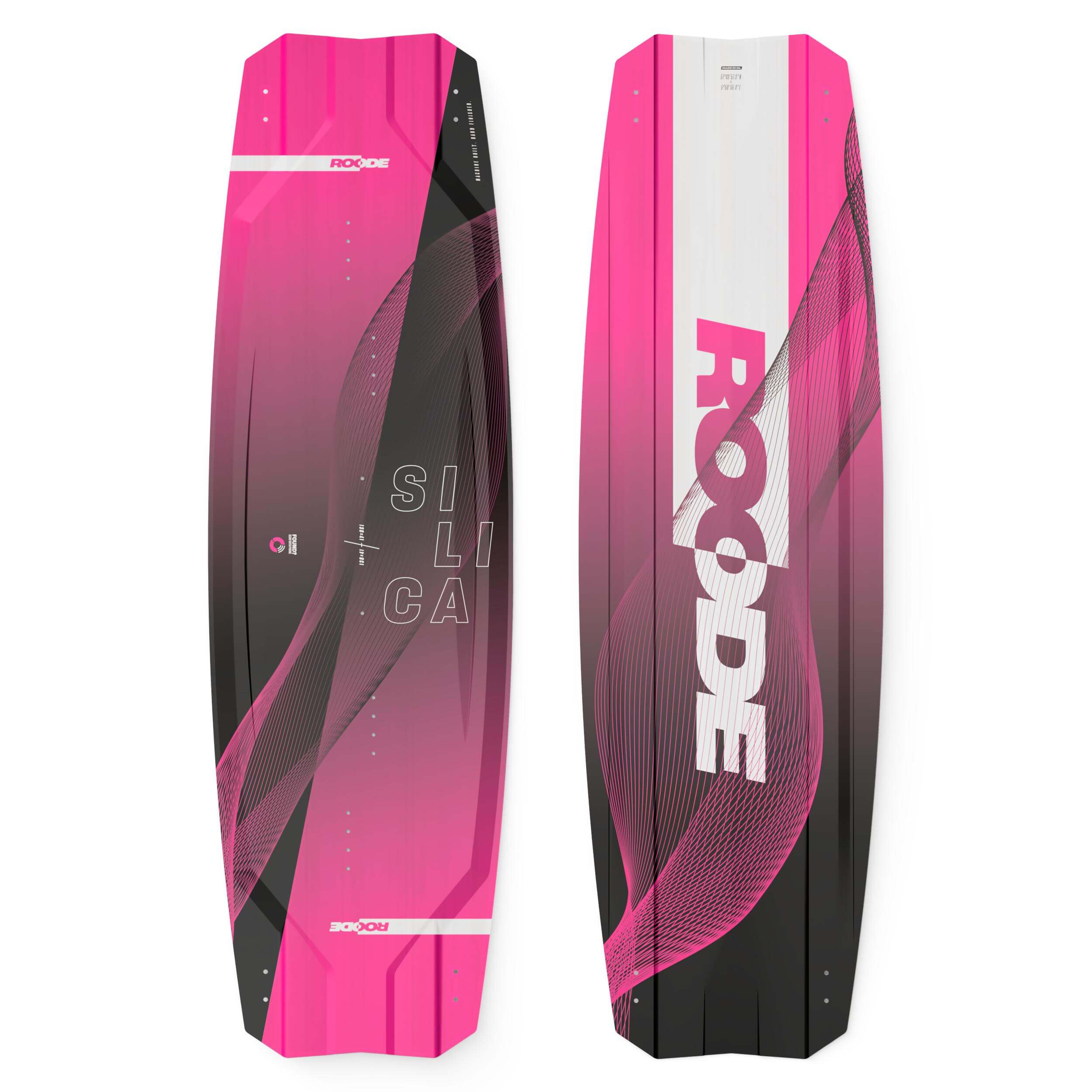 SILICA kiteboard | Magenta | Freeride Big-Air twintip by ROODE