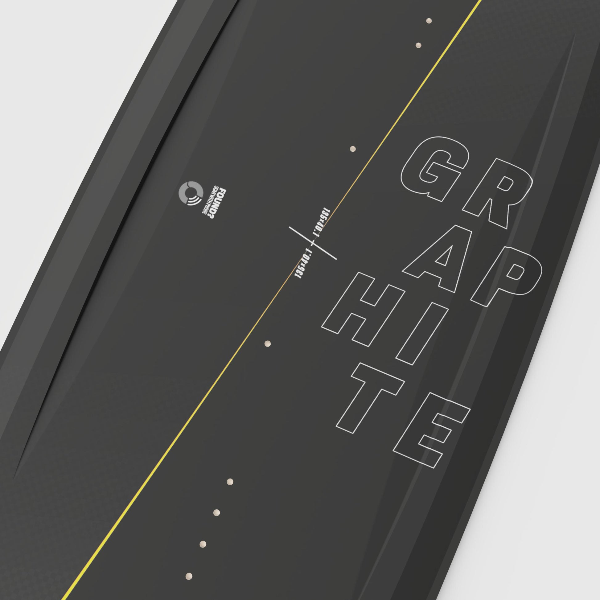 Yellow ROODE Graphite carbon kiteboard for riders who crave lift, control, and fun