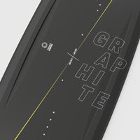 Yellow ROODE Graphite carbon kiteboard for riders who crave lift, control, and fun