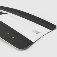 Lightweight white Graphite board offering responsive handling and consistent control