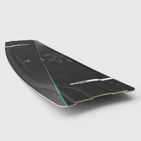 Lightweight teal Graphite board designed by ROODE for big air kiteboarding