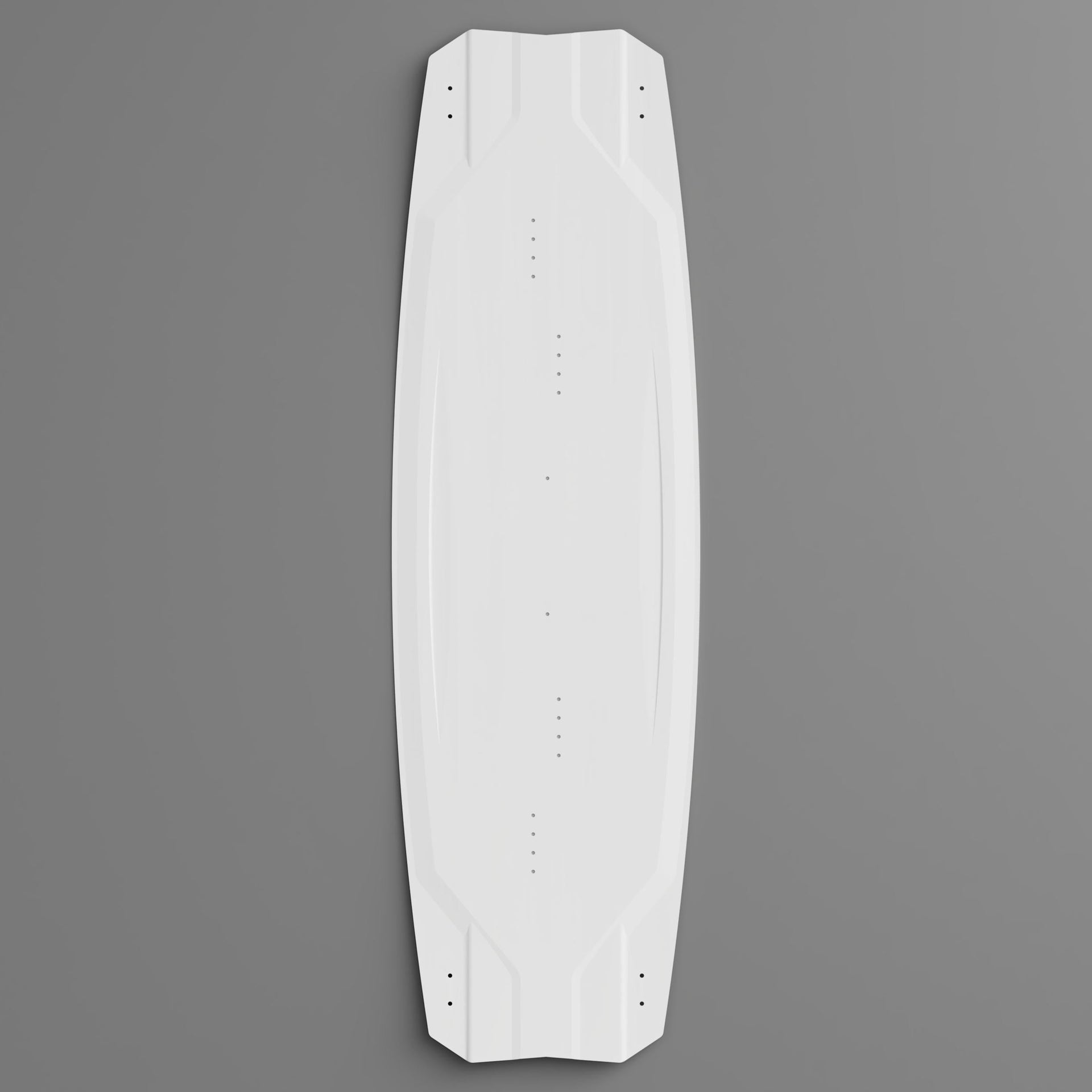 minimalist white kitebard without print design