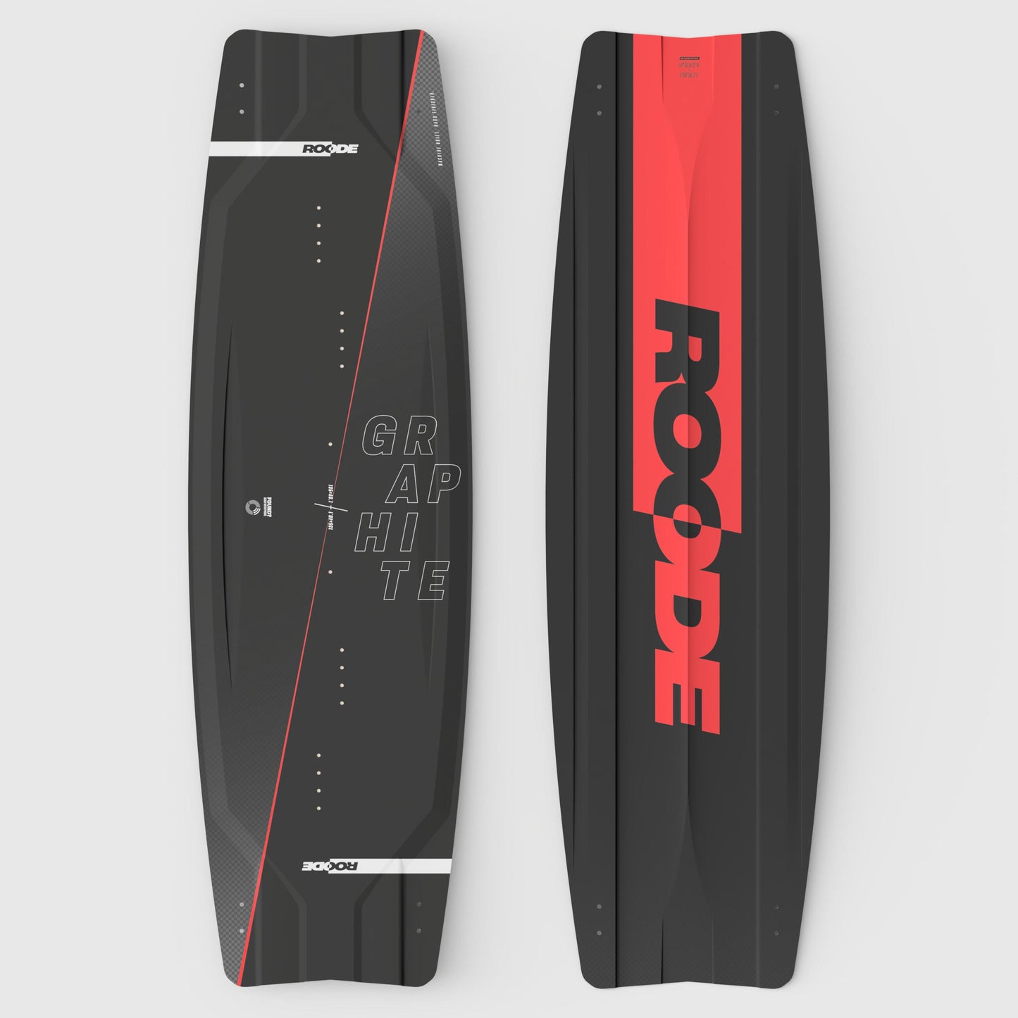 Bright red Graphite board handcrafted for big air kiteboarders pushing boundaries