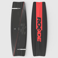 Bright red Graphite board handcrafted for big air kiteboarders pushing boundaries