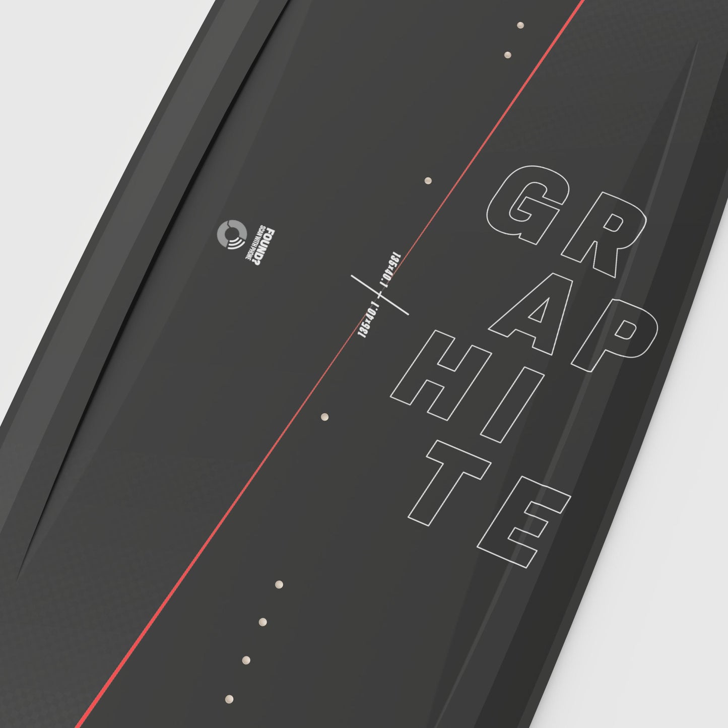 Red ROODE Graphite carbon twintip  kiteboard for riders chasing explosive pop height 