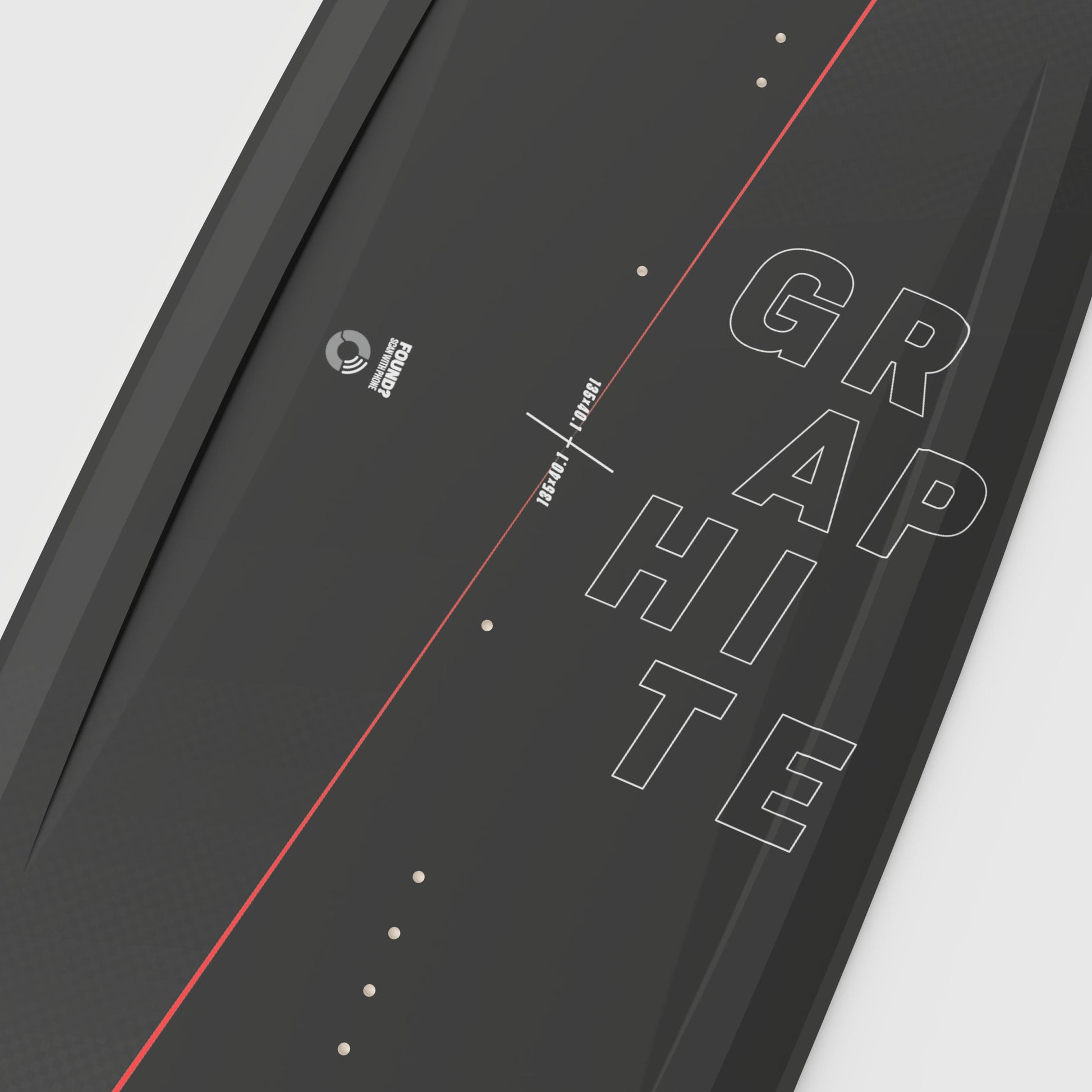 Red ROODE Graphite carbon twintip  kiteboard for riders chasing explosive pop height 