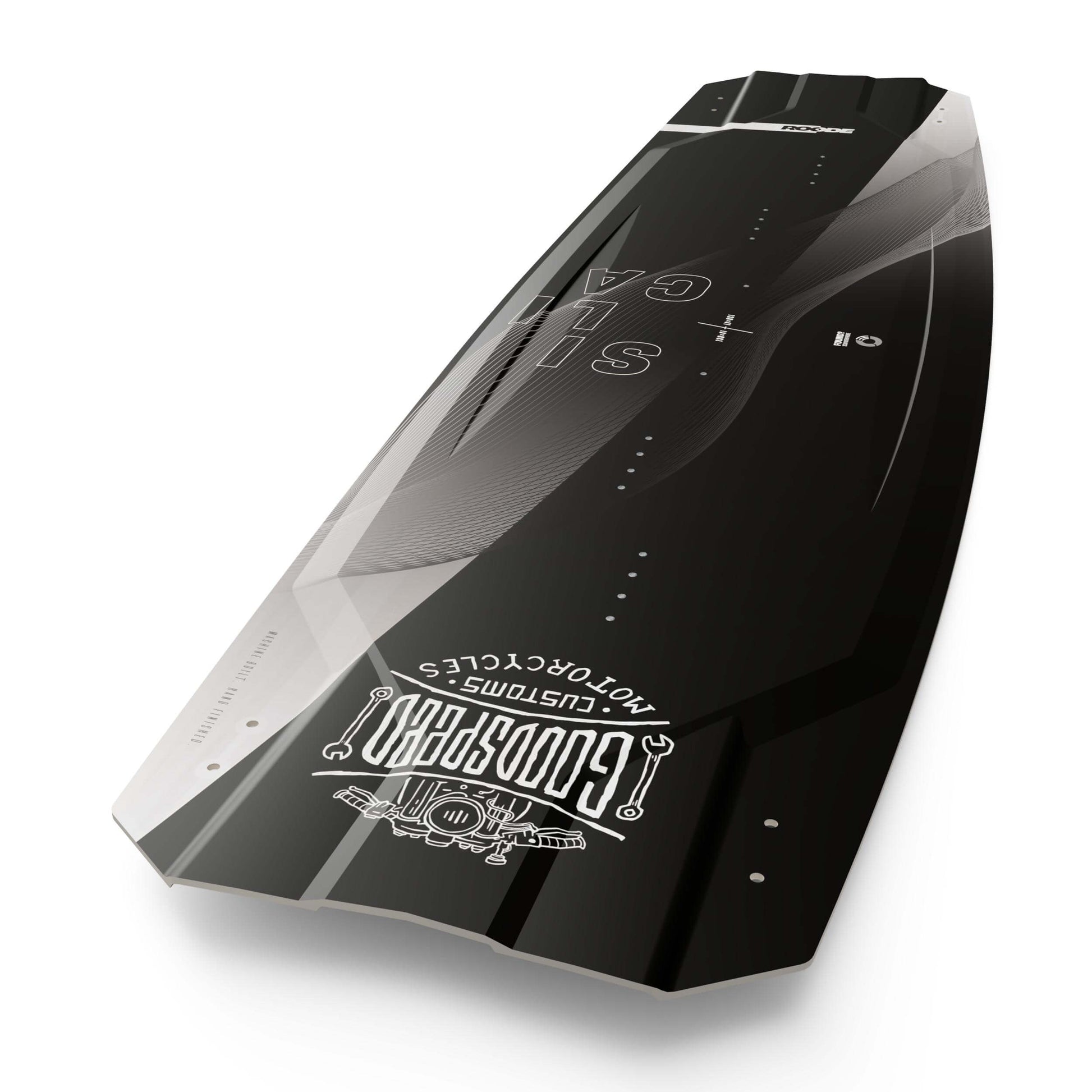 twintip with company logo printed